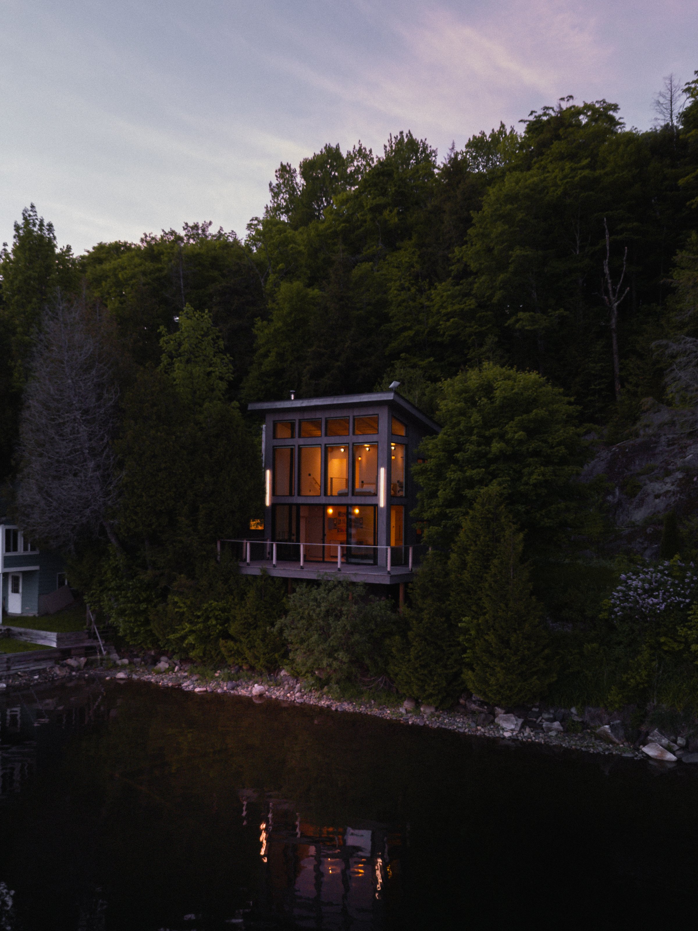 shadow lakehouse in the north east kingdom - vermont