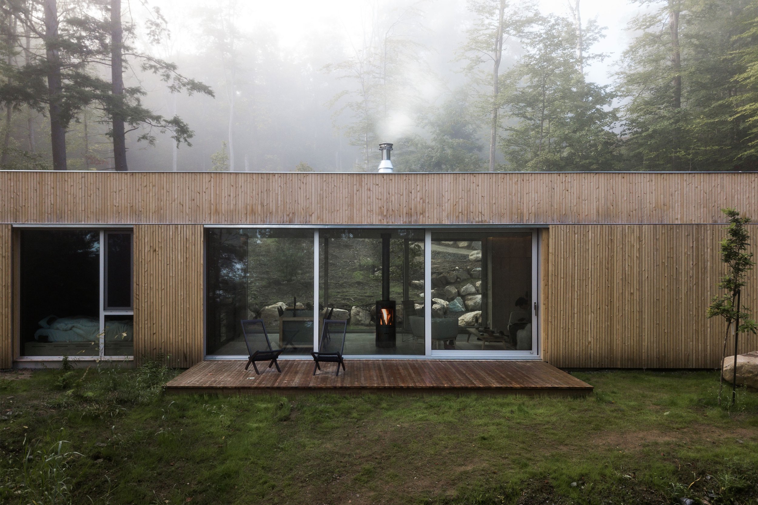 hinterhouse in tremblant - quebec